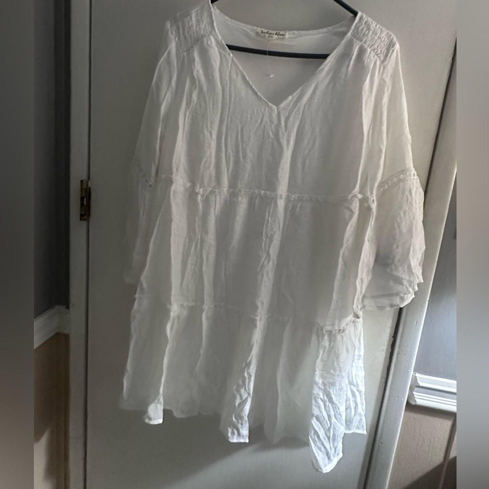 Long Sleeve White Dress